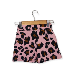 SHORT LYCRA DE ALGODON ANIMAL PRINT NIÑA - Manchitas