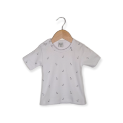 REMERA ALGODON ANCLAS BEBE