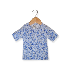 REMERA BASICA FLOREADA BEBE