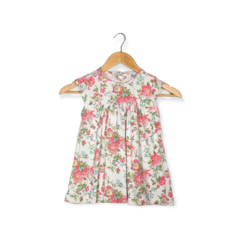 VESTIDO INTERLOCK FLOREADO NIÑA