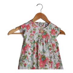VESTIDO INTERLOCK FLOREADO NIÑA - comprar online