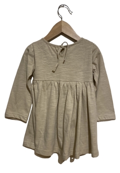 VESTIDO CON MOÑO DE ALGODON NIÑO - comprar online