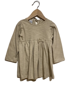 VESTIDO CON MOÑO DE ALGODON NIÑO