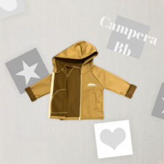 CAMPERA IMPERMEABLE FORRADA EN POLAR BB.