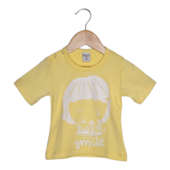 REMERA BASICA NENA SMILE BEBE