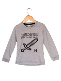 REMERA NIÑO MINECRAFT - comprar online
