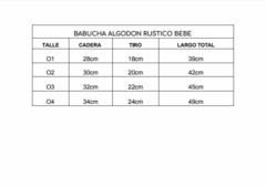 BABUCHA RUSTICO RAYAS BEBE - comprar online