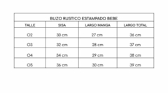 BUZO ALGODON RUSTICO BEBE - Manchitas