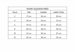 SHORT ALGODON ZORRITOS NIÑA - comprar online