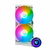 ENFRIAMIENTO LIQUIDO GAME FACTOR LQG601-WH BLANCO RGB 2 VENTILADORES ( COMPATIBLE CON INTEL 1700 )