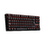 TECLADO ALAMBRICO GAMER MECANICO REDRAGON KUMARA BLACK LED ROJO K552-2-SP SWITCH AZUL