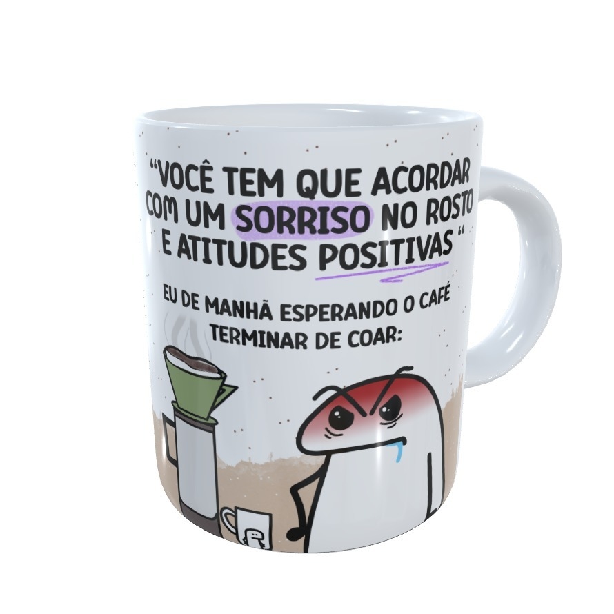 Caneca Falta Paciência - GO On Personalizados