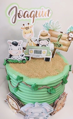 CAKE TOPPER SAFARI - tienda online