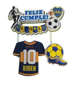 Cake topper Boca juniors