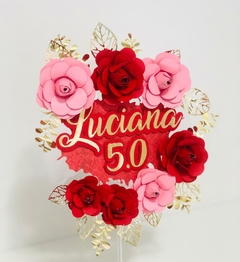 Topper floral Rosalva - comprar online
