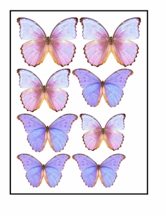 Mariposas impresas x 20 unidades - Tres Deseos Deco Mdp