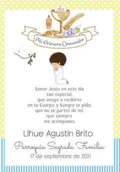 Estampitas Comunión pack 35 unidades - tienda online