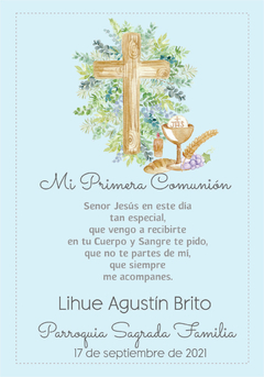 Estampitas Comunión pack 35 unidades