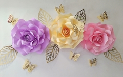 Kit FONDO DE FLORES deco fiesta - Tres Deseos Deco Mdp