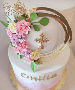 ARO DECORATIVO FLORAL /TORTA - comprar online