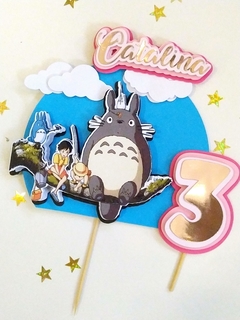 Cake topper mi vecino totoro en internet