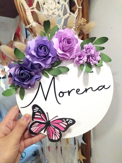 CARTEL NOMBRE ROSAS