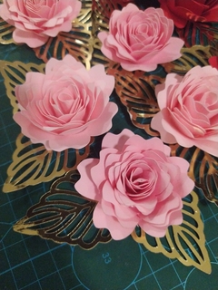 MINI ROSAS pack x 3 unidades CON FOLLAJE en internet
