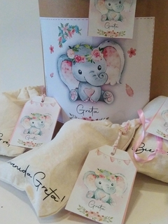 Tags Elefantatito souvenirs pack 15 unidades - tienda online