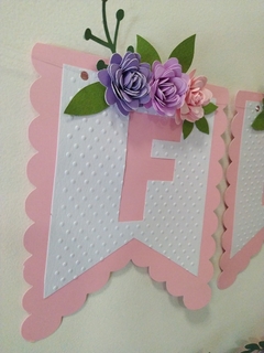 Imagen de Banderín EN CAPAS 3D APLIQUES O FLORES