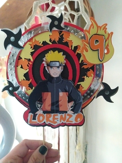 CAKE TOPPER Naruto - Tres Deseos Deco Mdp