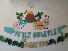 Fondo Deco pared completa Dino baby