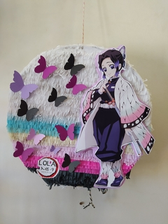 Piñata circular Demon slayer