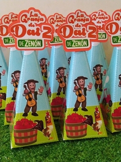 Cajita Cono " La granja de ZENON" con o sin aplique 3d
