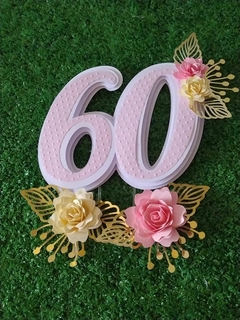 Numero cake 3D - Tres Deseos Deco Mdp