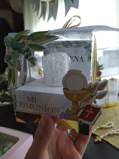 Caja cubo Acetato transparente Souvenirs en internet