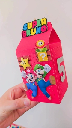 Cajitas milk box todas las tematicas con aplique 3d en internet