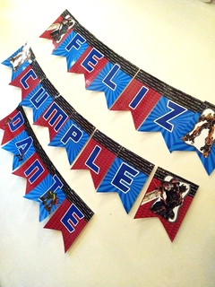 BANDERIN FELIZ CUMPLE O NOMBRE IMPRESO