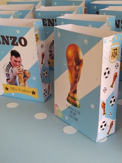 Bolsitas golosineras 10 unidades Argentina Campeón