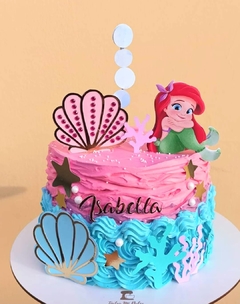 Cake topper Sirena