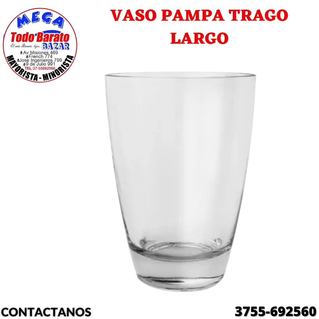 Vaso de Vidrio Pampa