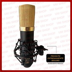 Microfone Condensador Valvulado MXL V69 Mogami Edition com Maleta de Alumínio, Shockmount, Cabos, Fonte de Alimentação e Windscreen - loja online