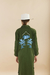 CAMISA LARGA LAS FLORES VERDE - comprar online