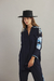 CAMISA LARROUDE AZUL - Anushka Elliot Worldwide