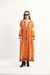 VESTIDO LARGO LARROUDE NARANJA - comprar online