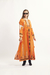 VESTIDO LARGO LARROUDE NARANJA - Anushka Elliot Worldwide