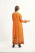VESTIDO LARGO LARROUDE NARANJA - tienda online