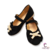 Zapato escolar para niña. Calzado escolar para niña. Zapato escolar con lazo decorativo tipo broche