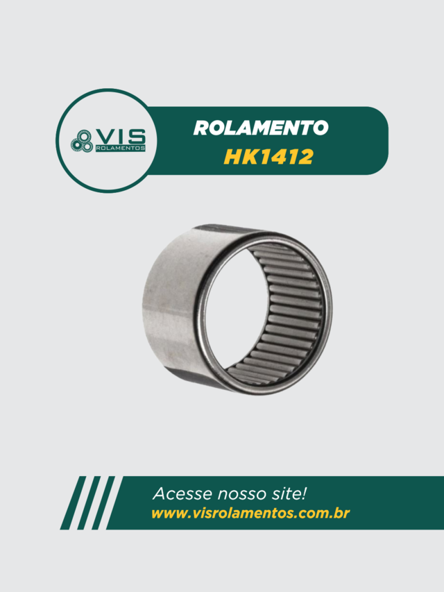 ROLAMENTO DE AGULHA HK1412 IMPORTADO VIS ROLAMENTOS