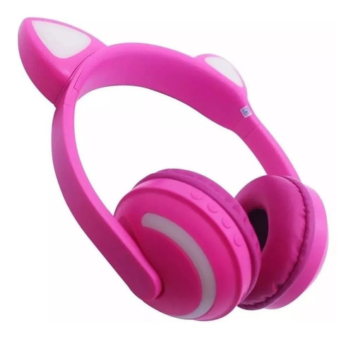 FONE DE OUVIDO HEADPHONE ORELHA DE GATO BLUETOOTH COM LED HF-C240BT EXBOM -  Meli Comércio 