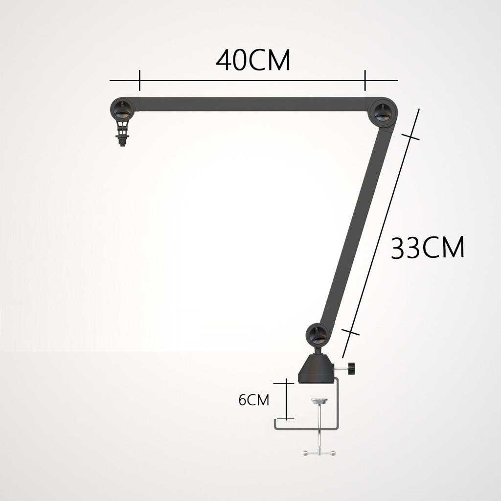 Suporte articulado p/ microfone